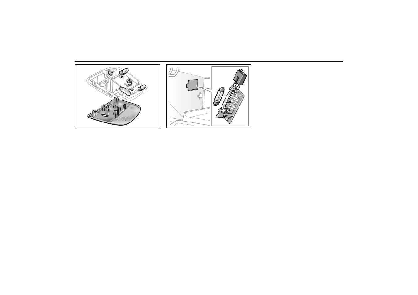 Dome light, rear, Other bulbs | Saab 2000 9-5 User Manual | Page 190 / 256