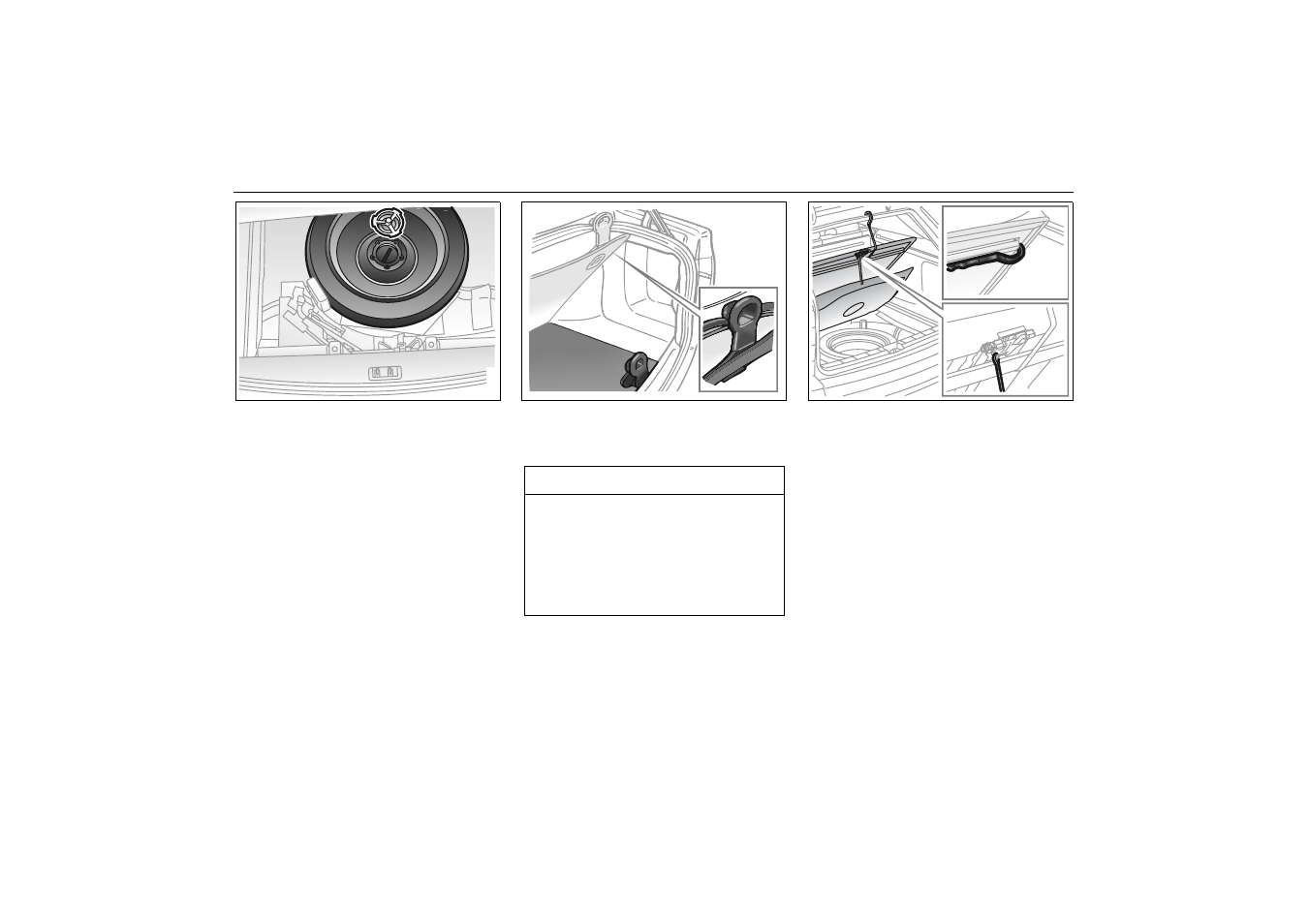 Compact spare wheel | Saab 2000 9-5 User Manual | Page 202 / 256