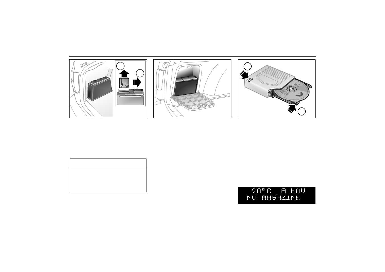 Cd changer, To select the cd changer | Saab 2000 9-5 User Manual | Page 89 / 256