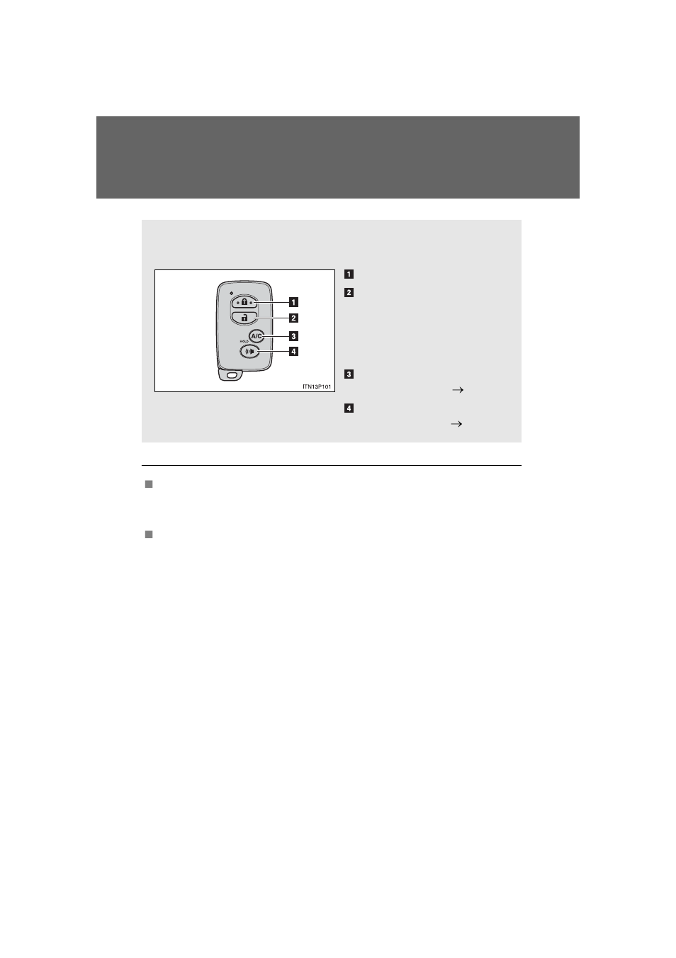 Wireless remote control | TOYOTA 2013 Prius PHV User Manual | Page 201 / 744