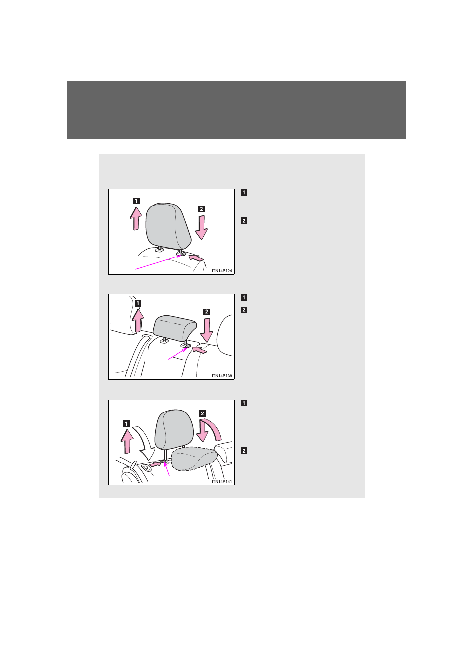 P. 152), Head restraints | TOYOTA 2013 Prius PHV User Manual | Page 221 / 744