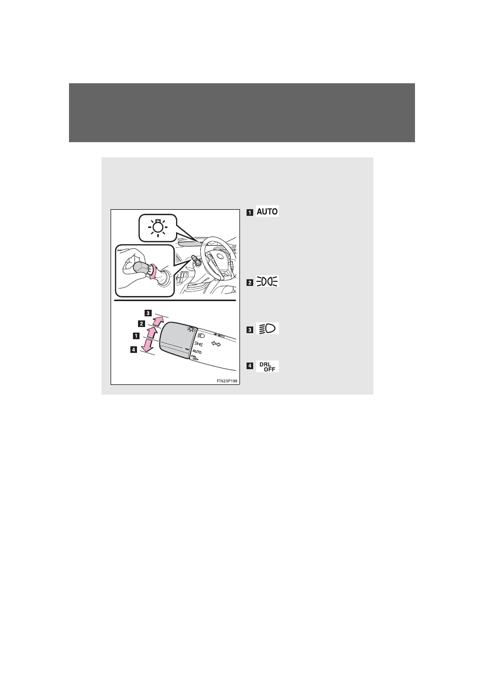 Sec_02-03, Headlight switch | TOYOTA 2013 Prius PHV User Manual | Page 360 / 744