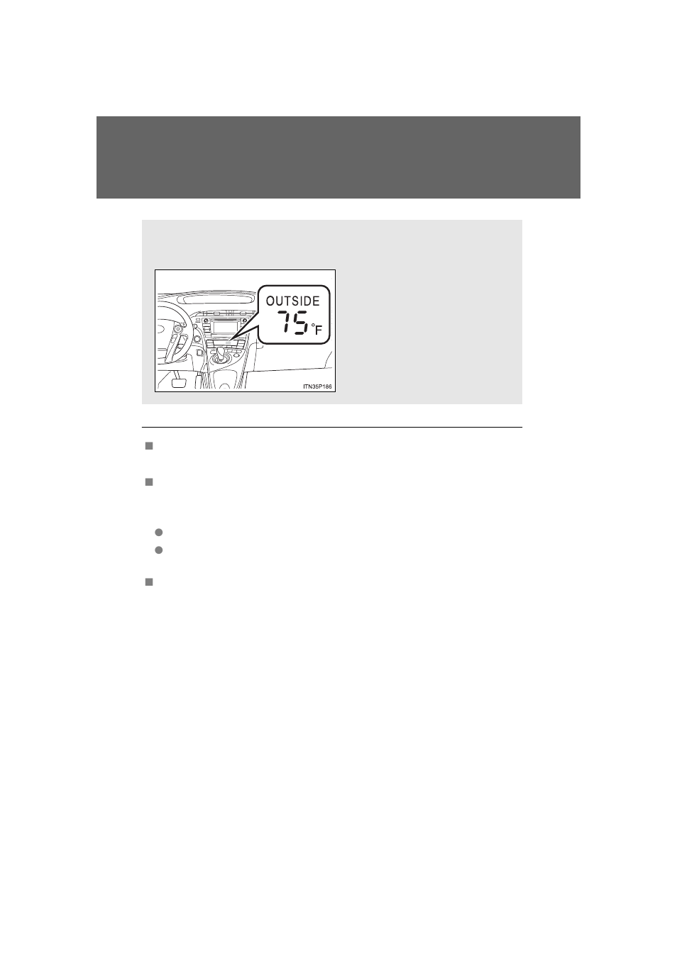 Outside temperature display | TOYOTA 2013 Prius PHV User Manual | Page 461 / 744