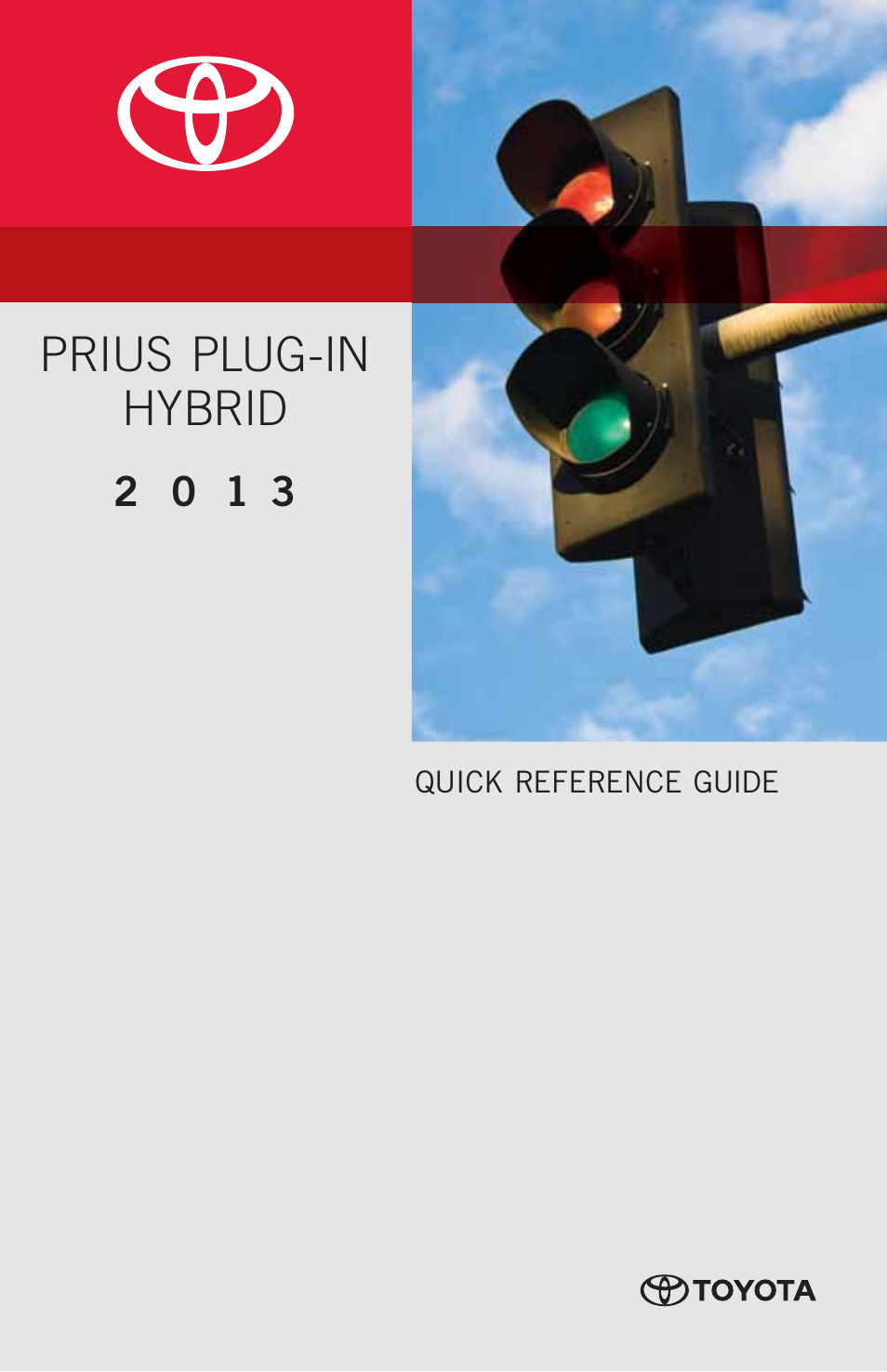 Quick reference pocket guide, Prius plug-in hybrid | TOYOTA 2013 Prius PHV User Manual | Page 61 / 744