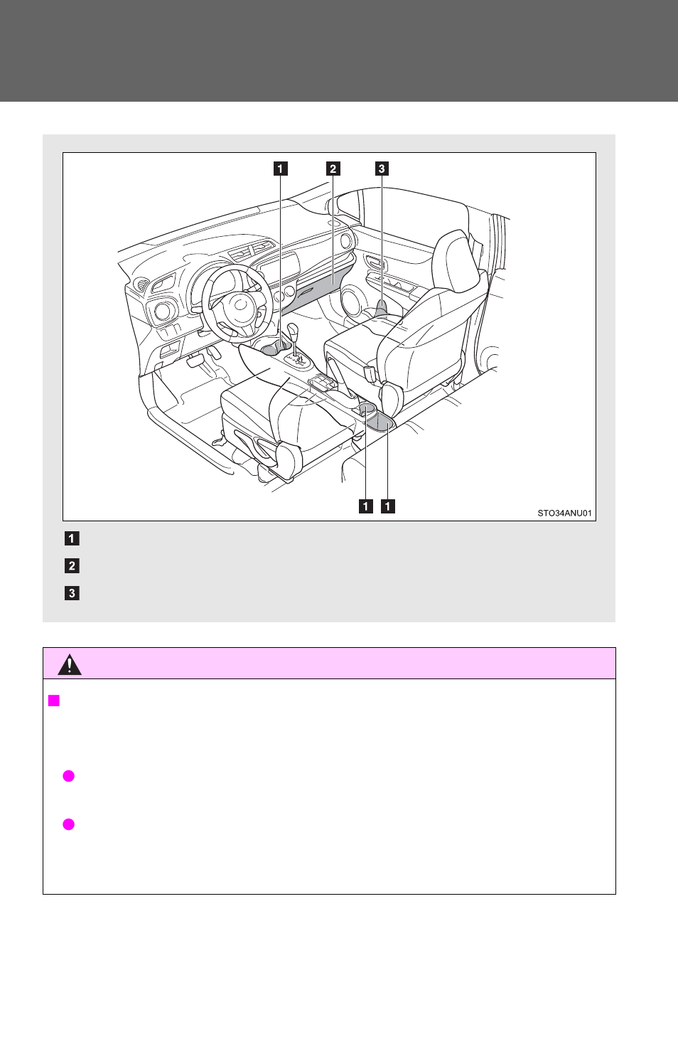 Sec_3-4, List of storage features | TOYOTA 2012 Yaris Hatchback User Manual | Page 184 / 365