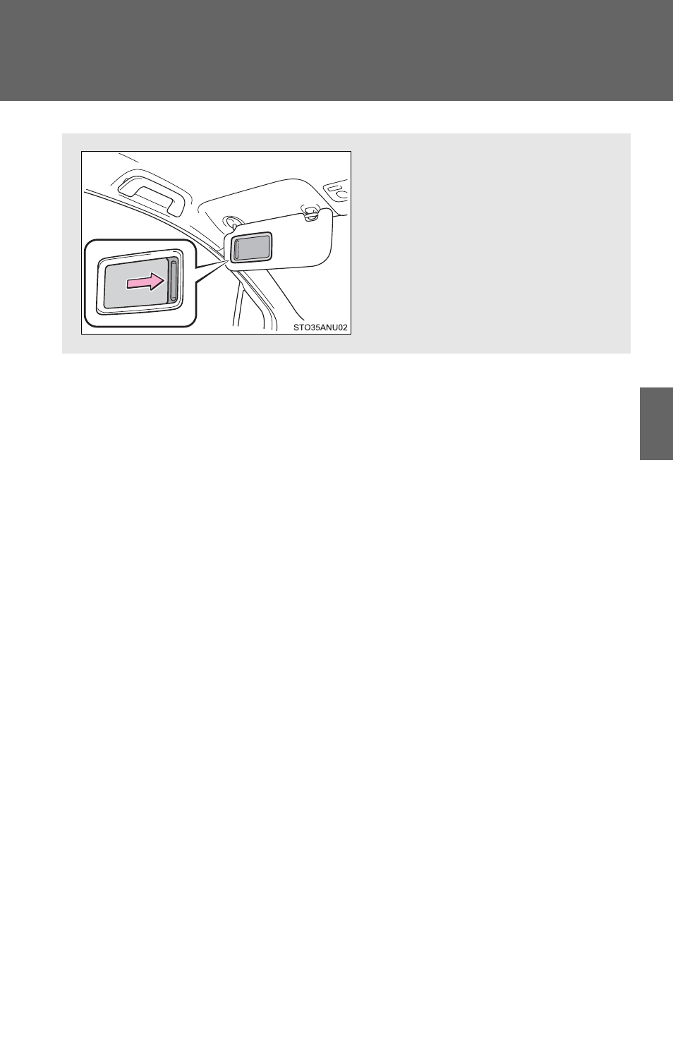 Vanity mirrors | TOYOTA 2012 Yaris Hatchback User Manual | Page 189 / 365