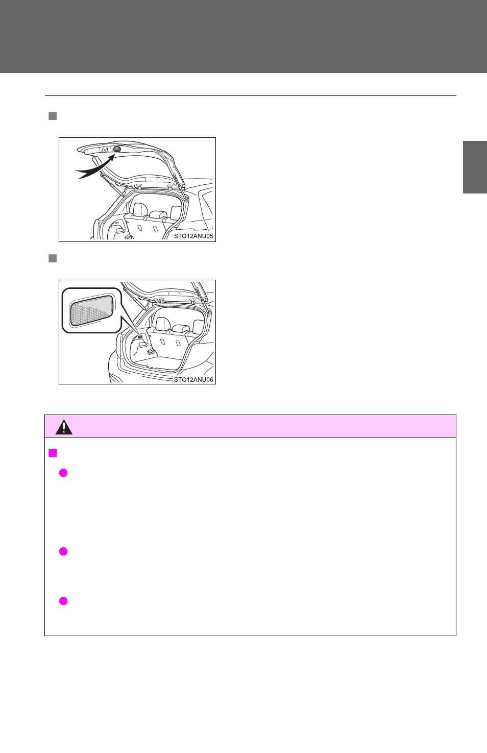 TOYOTA 2012 Yaris Hatchback User Manual | Page 21 / 365