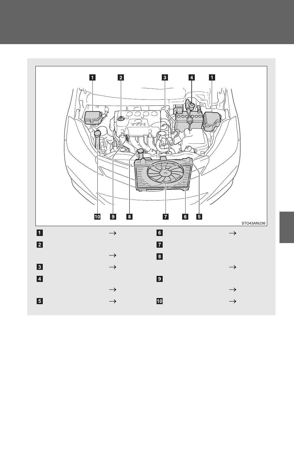 Engine compartment | TOYOTA 2012 Yaris Hatchback User Manual | Page 220 / 365