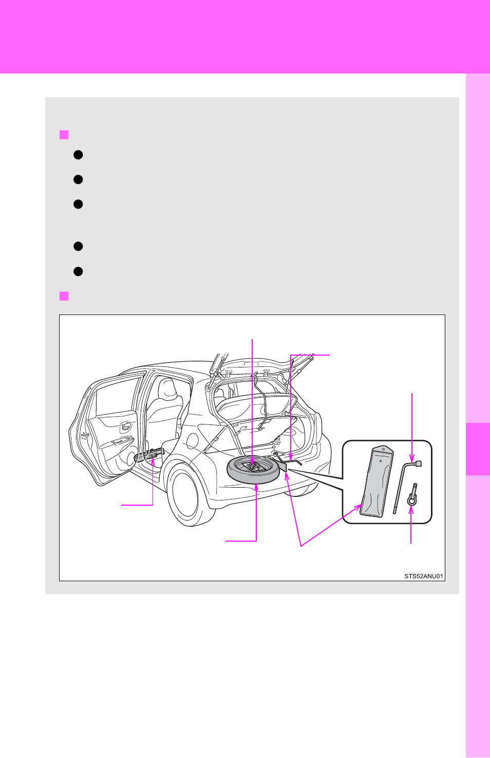 If you have a flat tire | TOYOTA 2012 Yaris Hatchback User Manual | Page 293 / 365