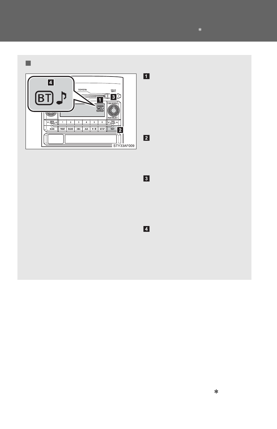 Using the bluetooth, Audio system | TOYOTA 2012 Tacoma User Manual | Page 285 / 594