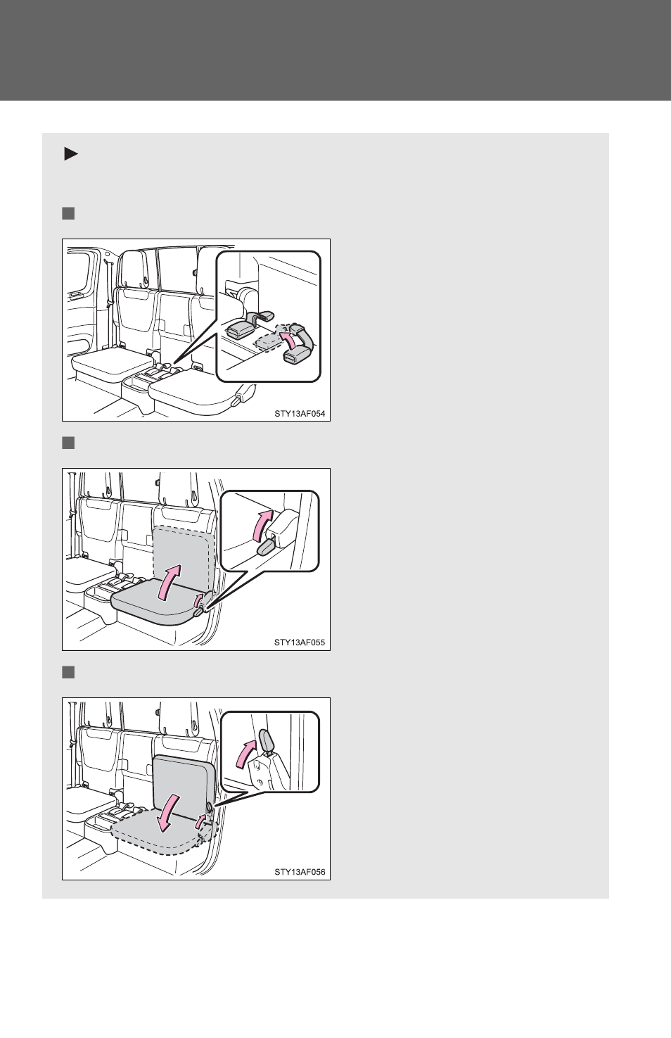 Rear seats (access cab and double cab models) | TOYOTA 2012 Tacoma User Manual | Page 30 / 594