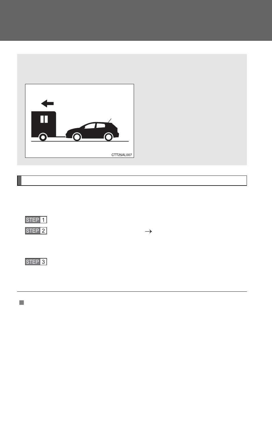 Dinghy towing (manual transmission) | TOYOTA 2012 Matrix User Manual | Page 166 / 481