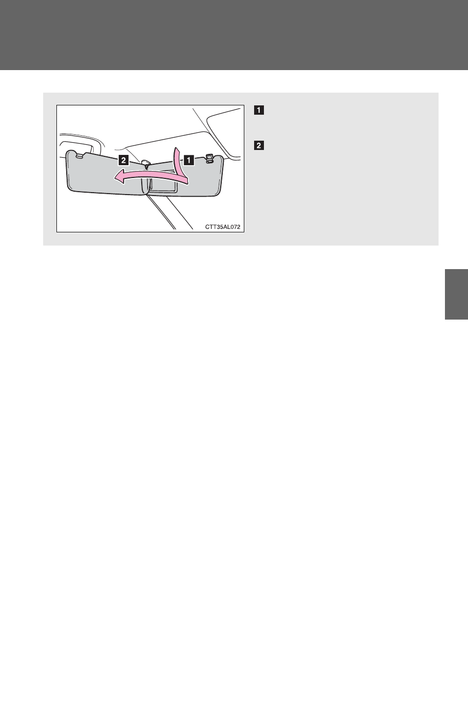 Sec_03_07, Sun visors | TOYOTA 2012 Matrix User Manual | Page 289 / 481