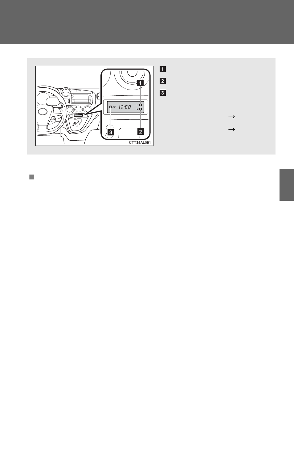 Clock | TOYOTA 2012 Matrix User Manual | Page 291 / 481