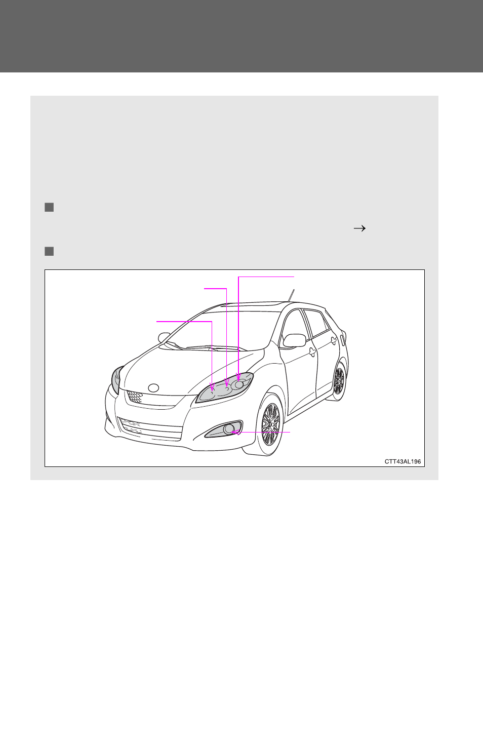 Light bulbs | TOYOTA 2012 Matrix User Manual | Page 375 / 481