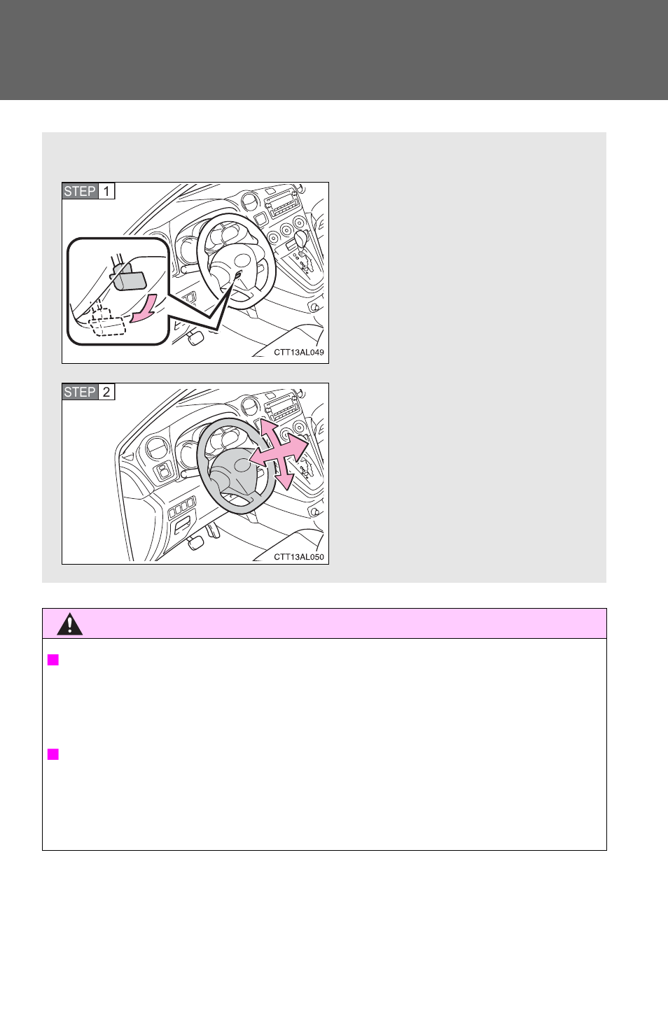 Steering wheel | TOYOTA 2012 Matrix User Manual | Page 39 / 481