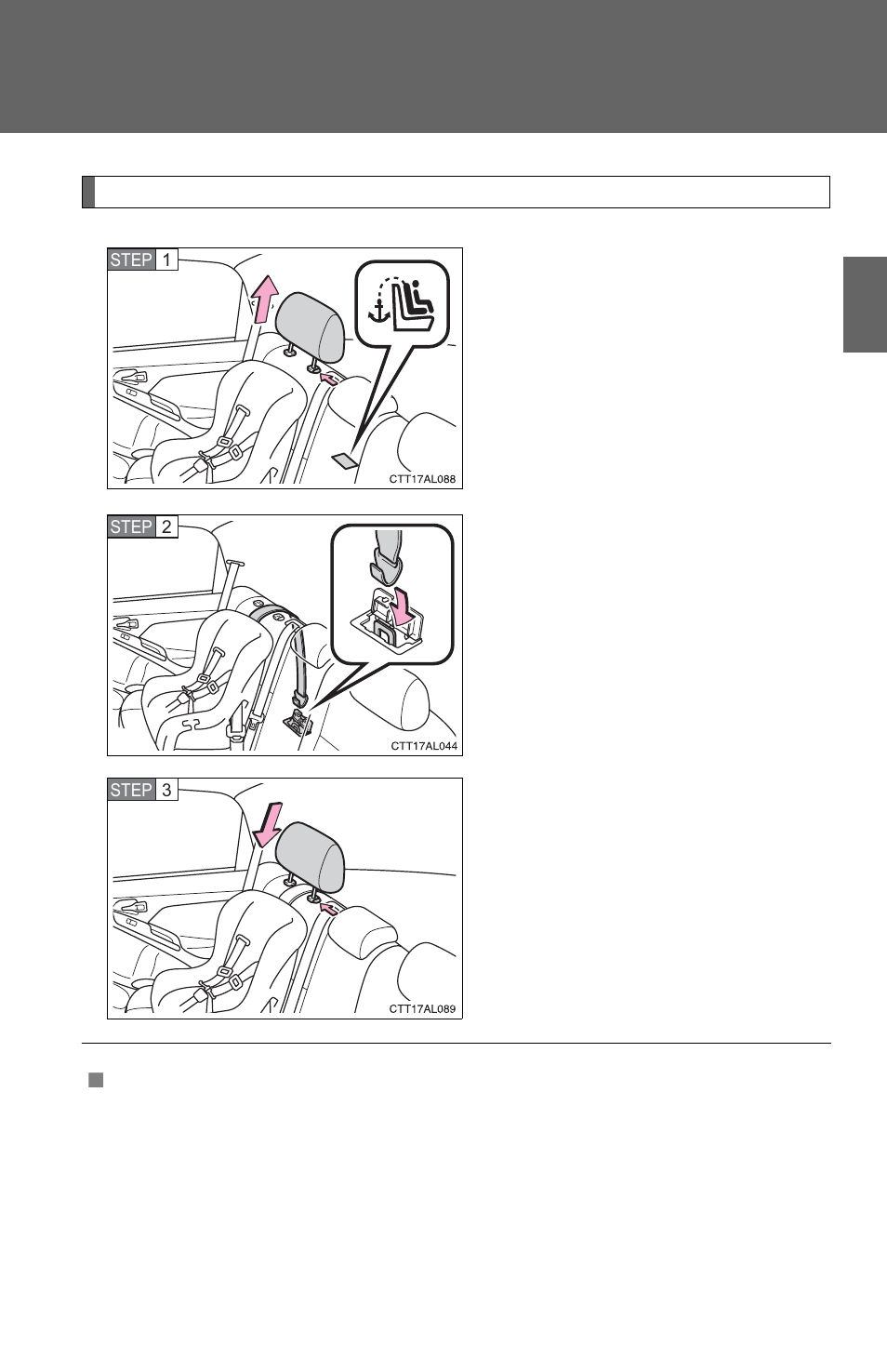 Replace the head restraint | TOYOTA 2012 Matrix User Manual | Page 86 / 481