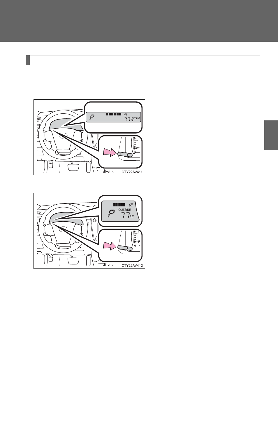 TOYOTA 2012 Camry User Manual | Page 160 / 499