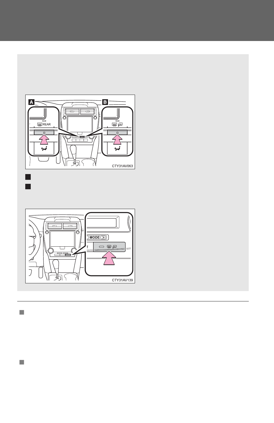 Rear window and outside rear view mirror defoggers | TOYOTA 2012 Camry User Manual | Page 224 / 499