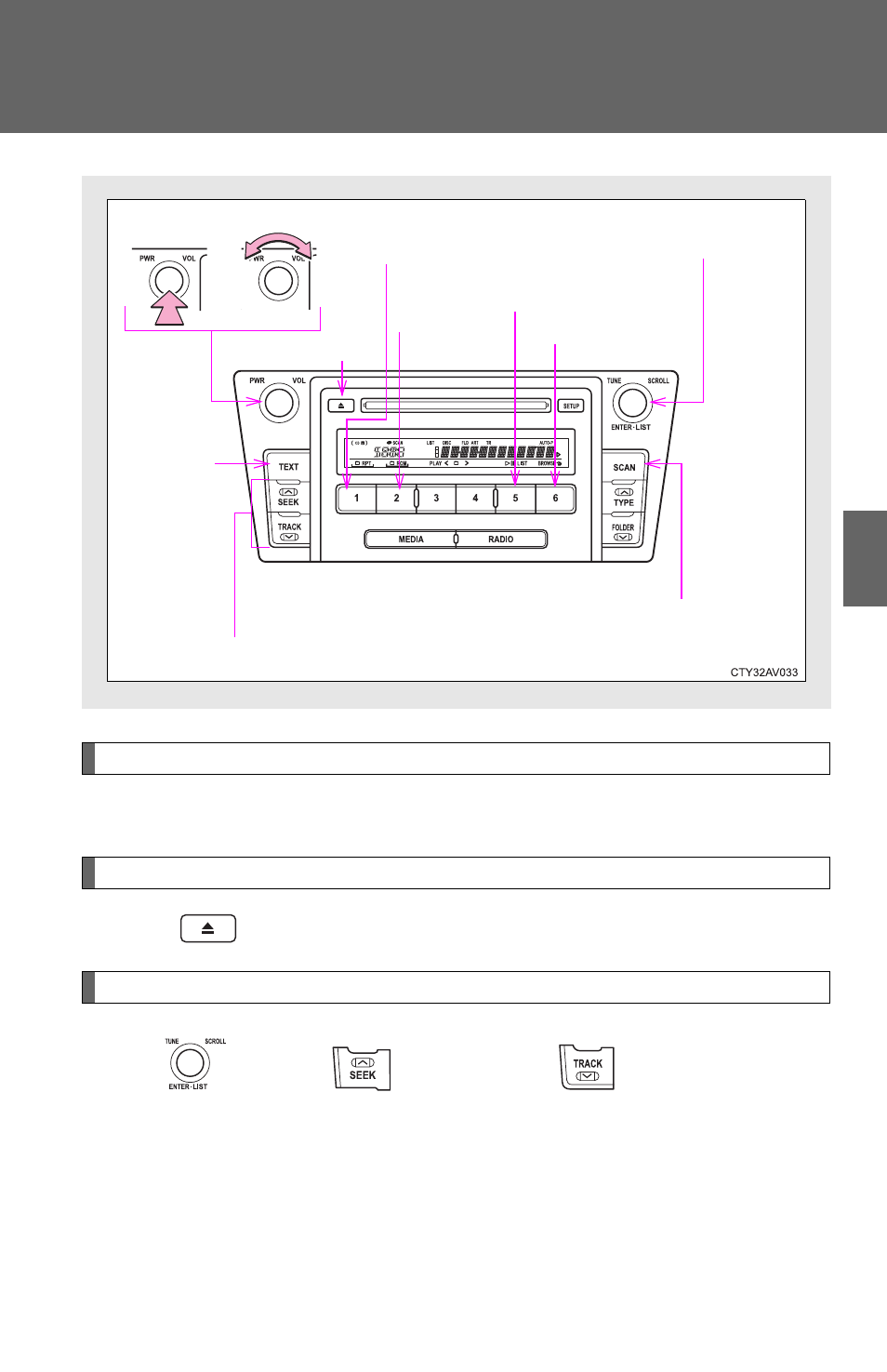 P. 251, Using the cd player | TOYOTA 2012 Camry User Manual | Page 235 / 499