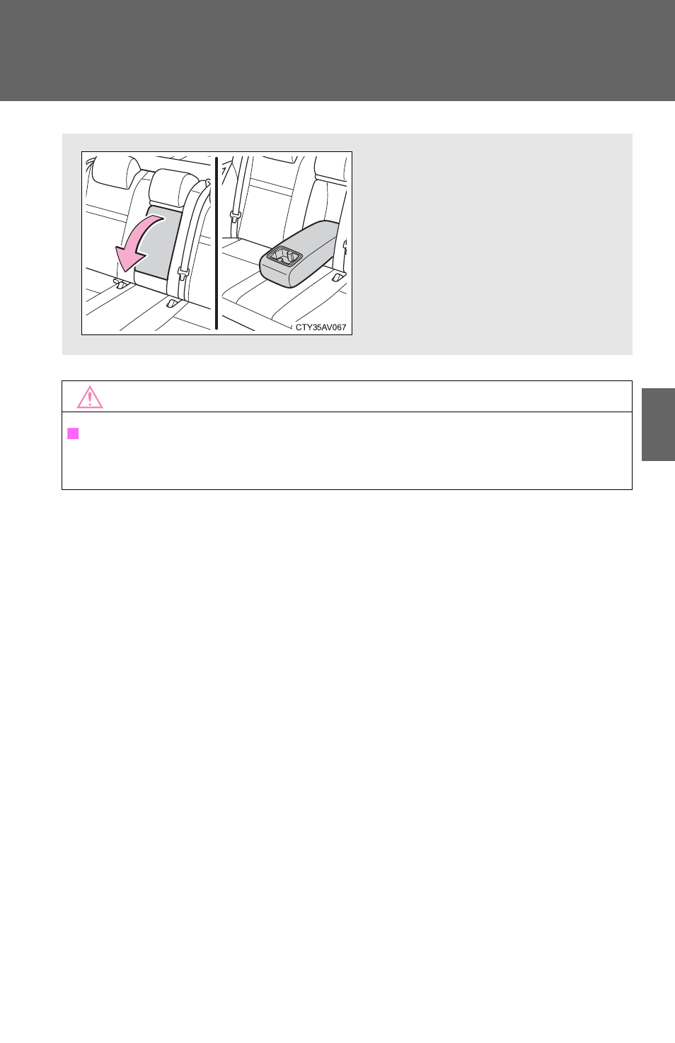 Armrest | TOYOTA 2012 Camry User Manual | Page 293 / 499