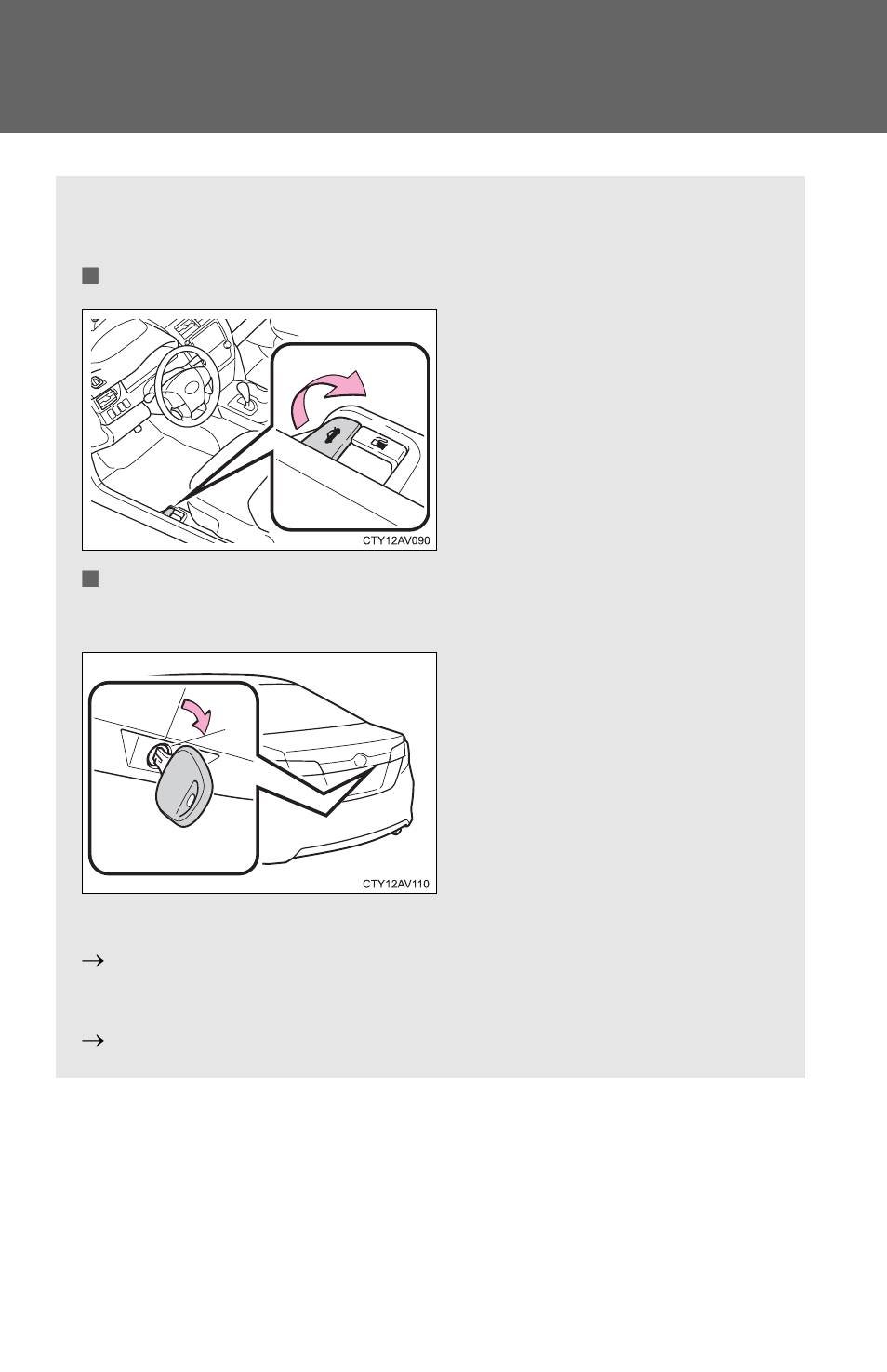 Trunk | TOYOTA 2012 Camry User Manual | Page 42 / 499