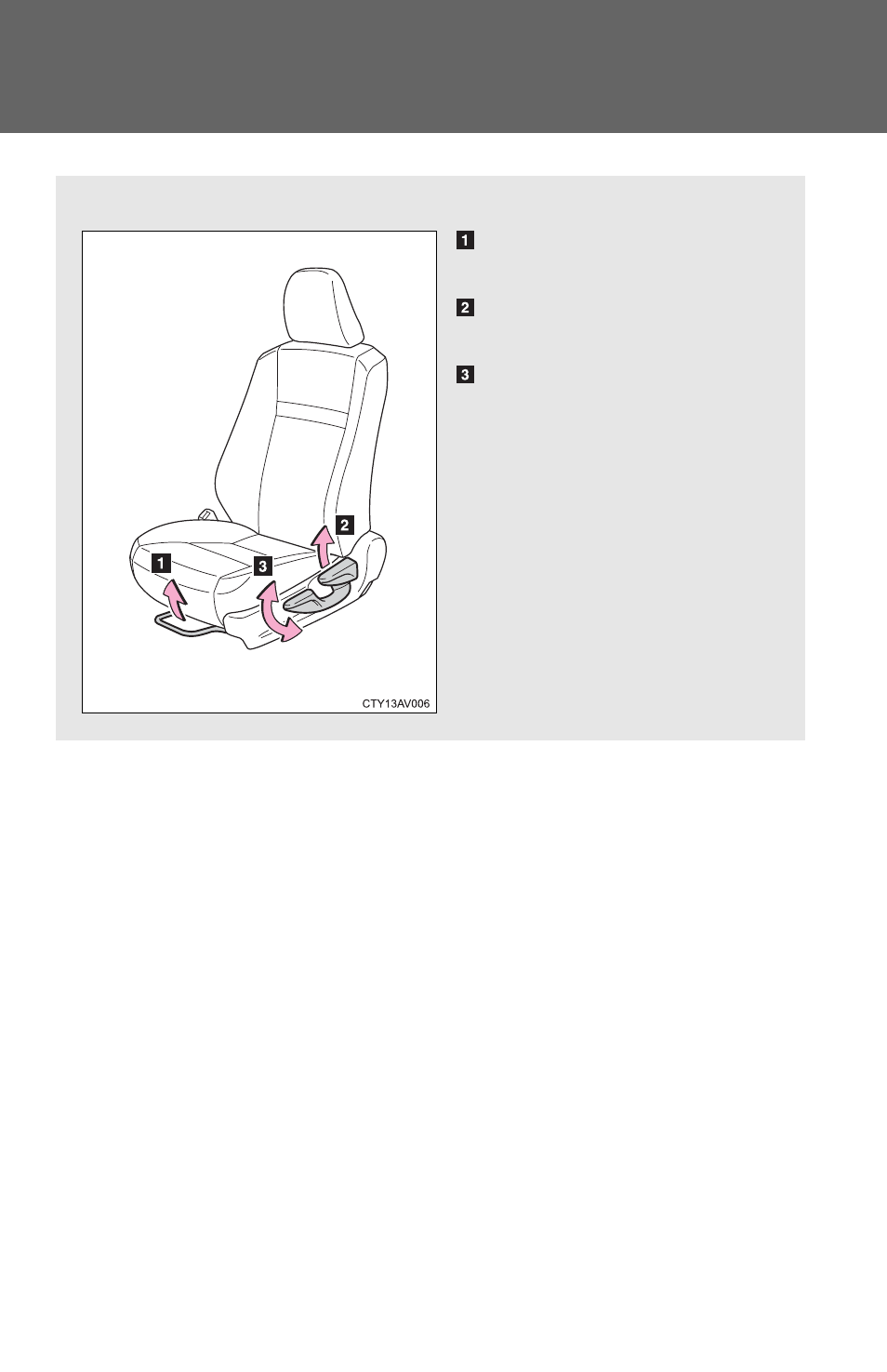 Front seats | TOYOTA 2012 Camry User Manual | Page 48 / 499