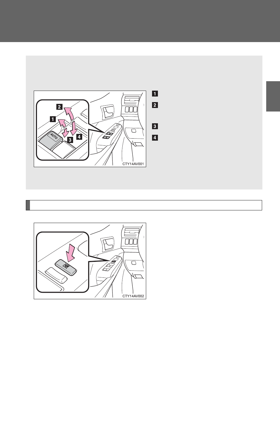 4. opening and closing the windows and moon roof, Power windows | TOYOTA 2012 Camry User Manual | Page 67 / 499