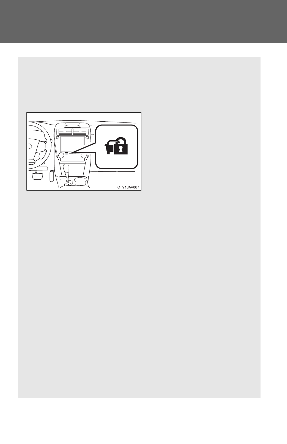 6. theft deterrent system, Engine immobilizer system | TOYOTA 2012 Camry User Manual | Page 78 / 499