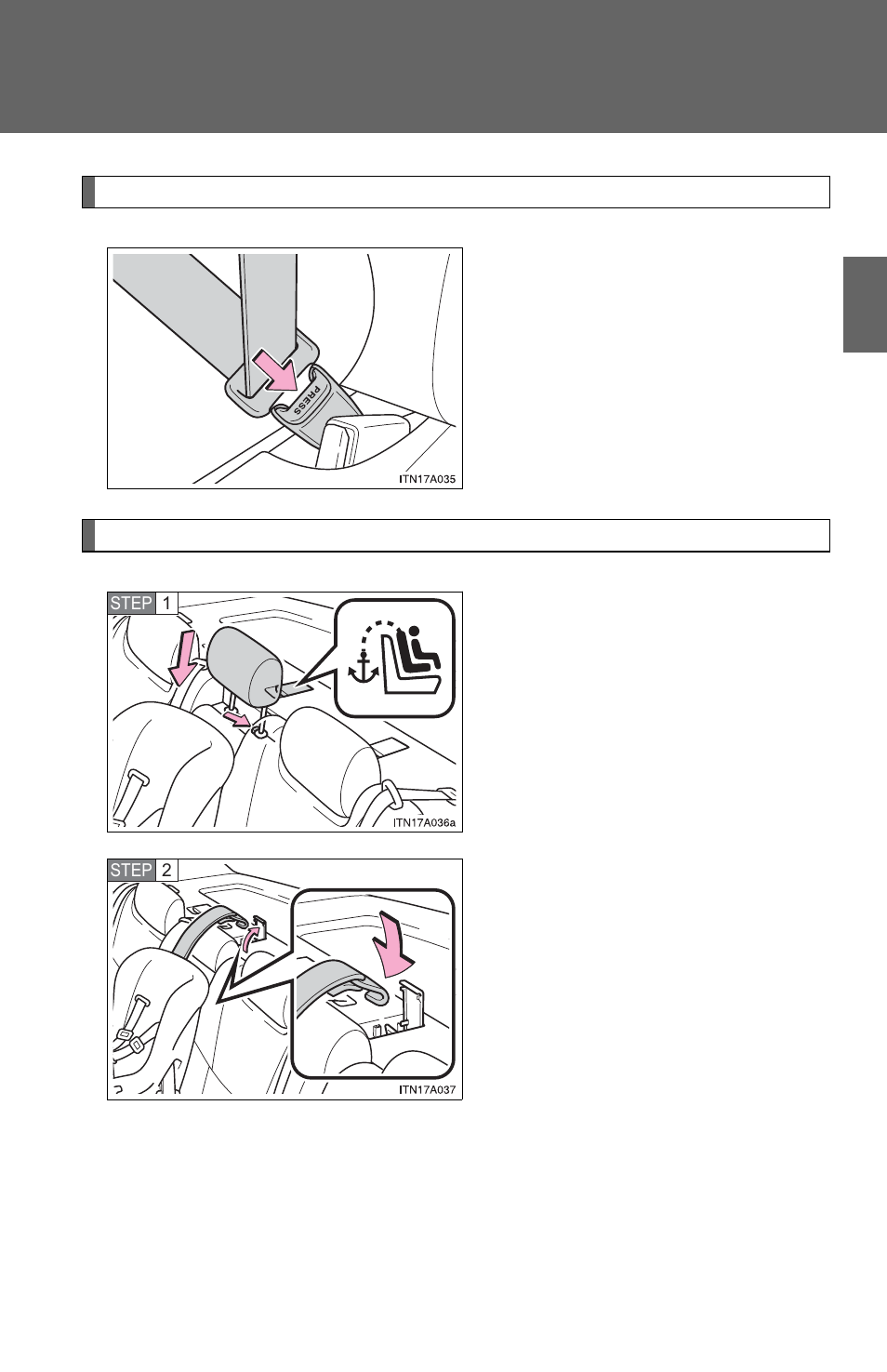TOYOTA 2012 Avalon User Manual | Page 120 / 548