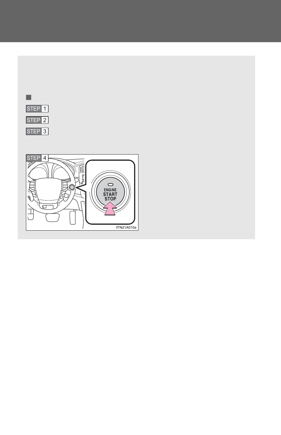 Engine (ignition) switch (with smart key system) | TOYOTA 2012 Avalon User Manual | Page 136 / 548