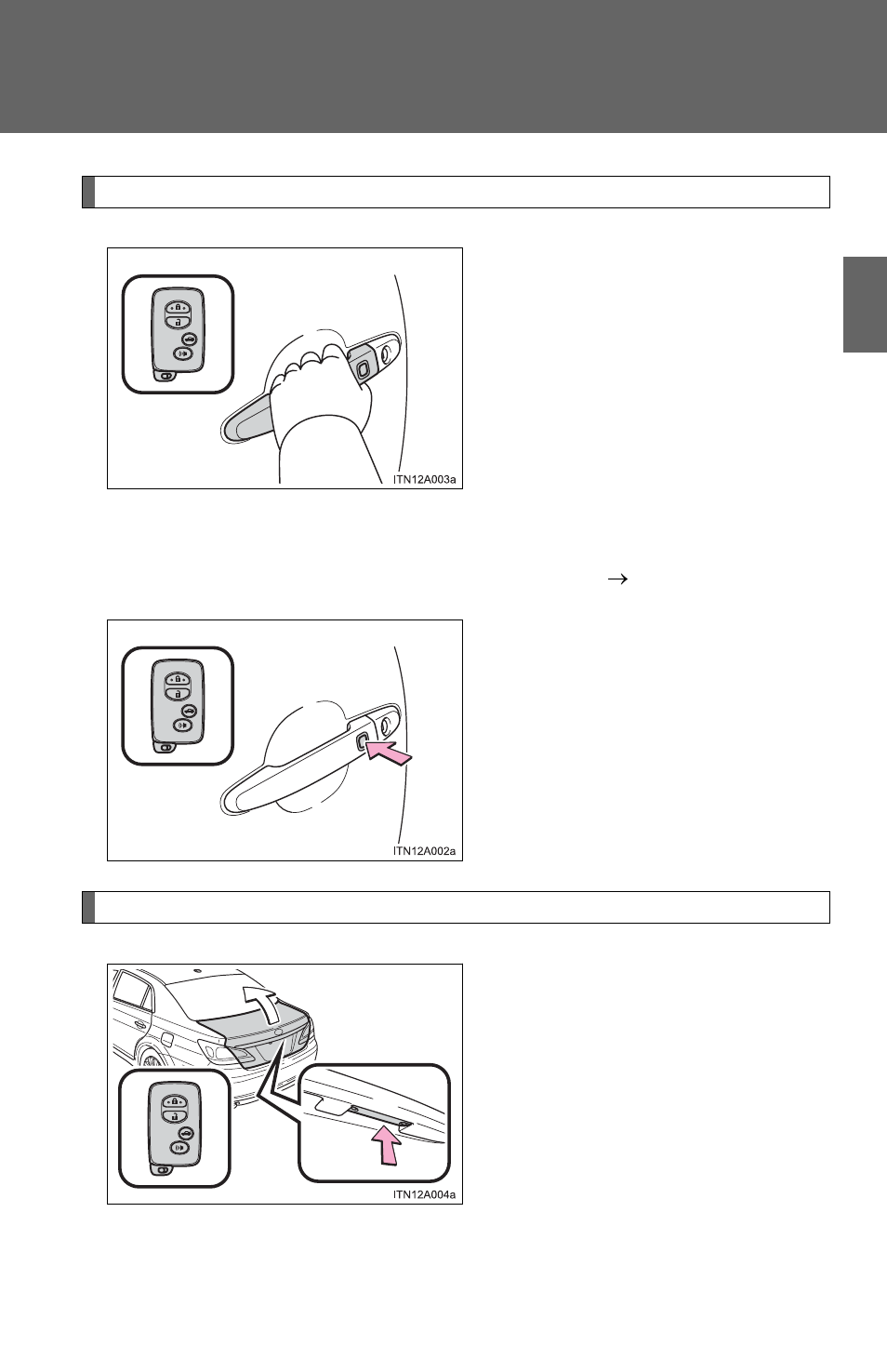 TOYOTA 2012 Avalon User Manual | Page 14 / 548