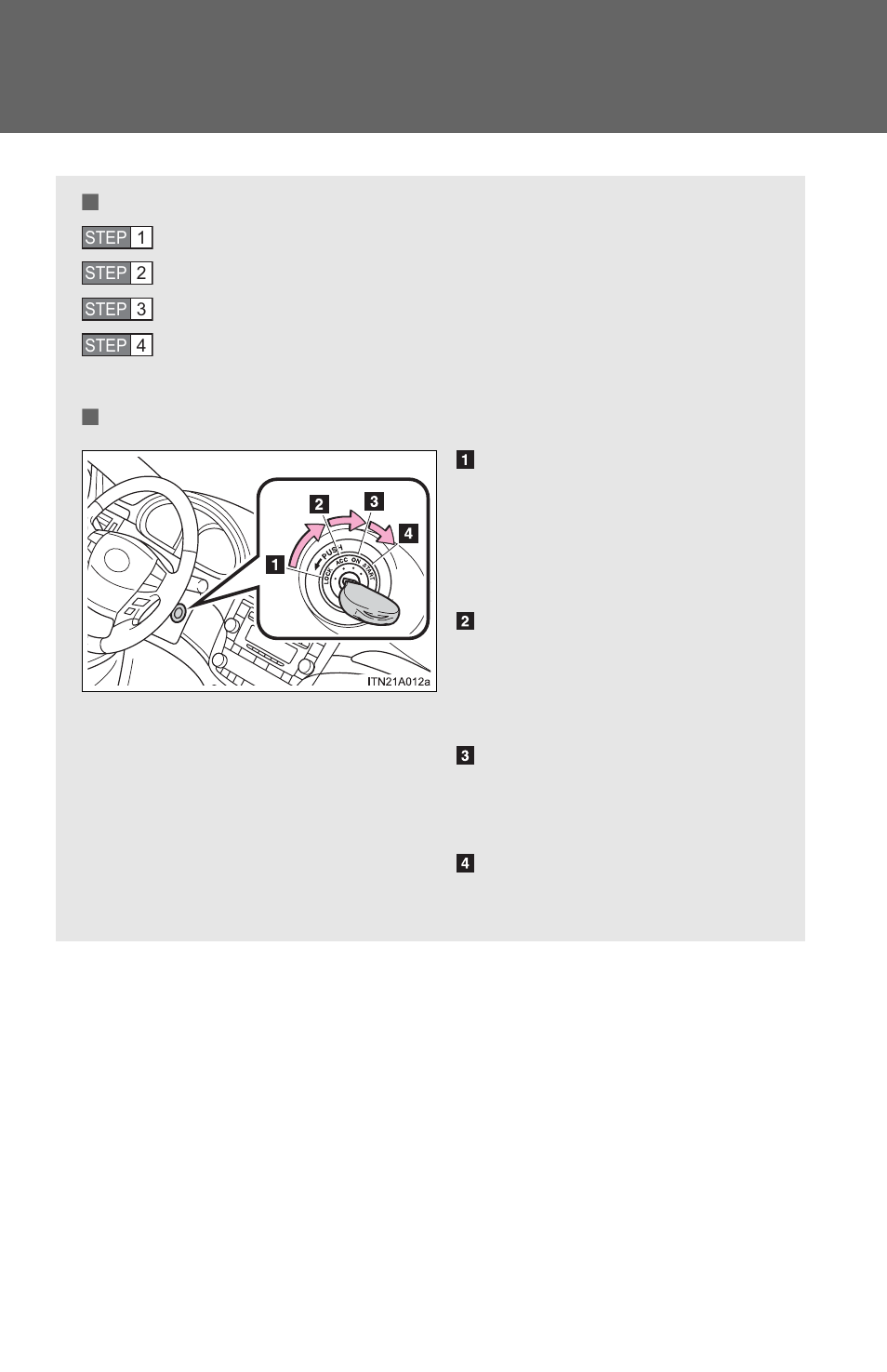 TOYOTA 2012 Avalon User Manual | Page 140 / 548