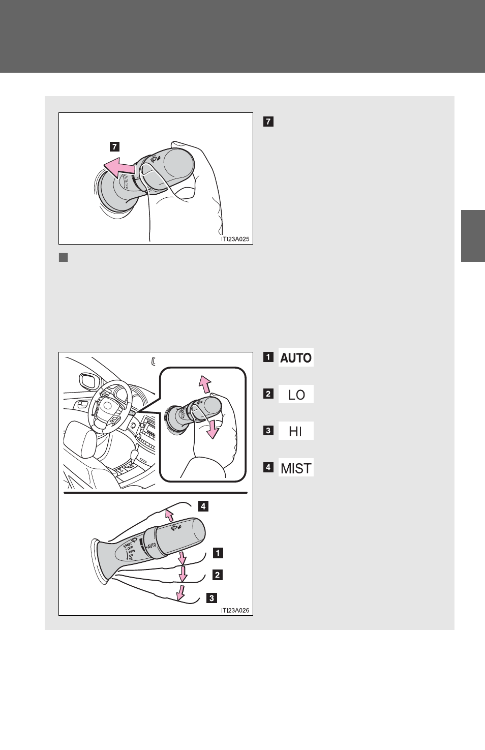 TOYOTA 2012 Avalon User Manual | Page 167 / 548