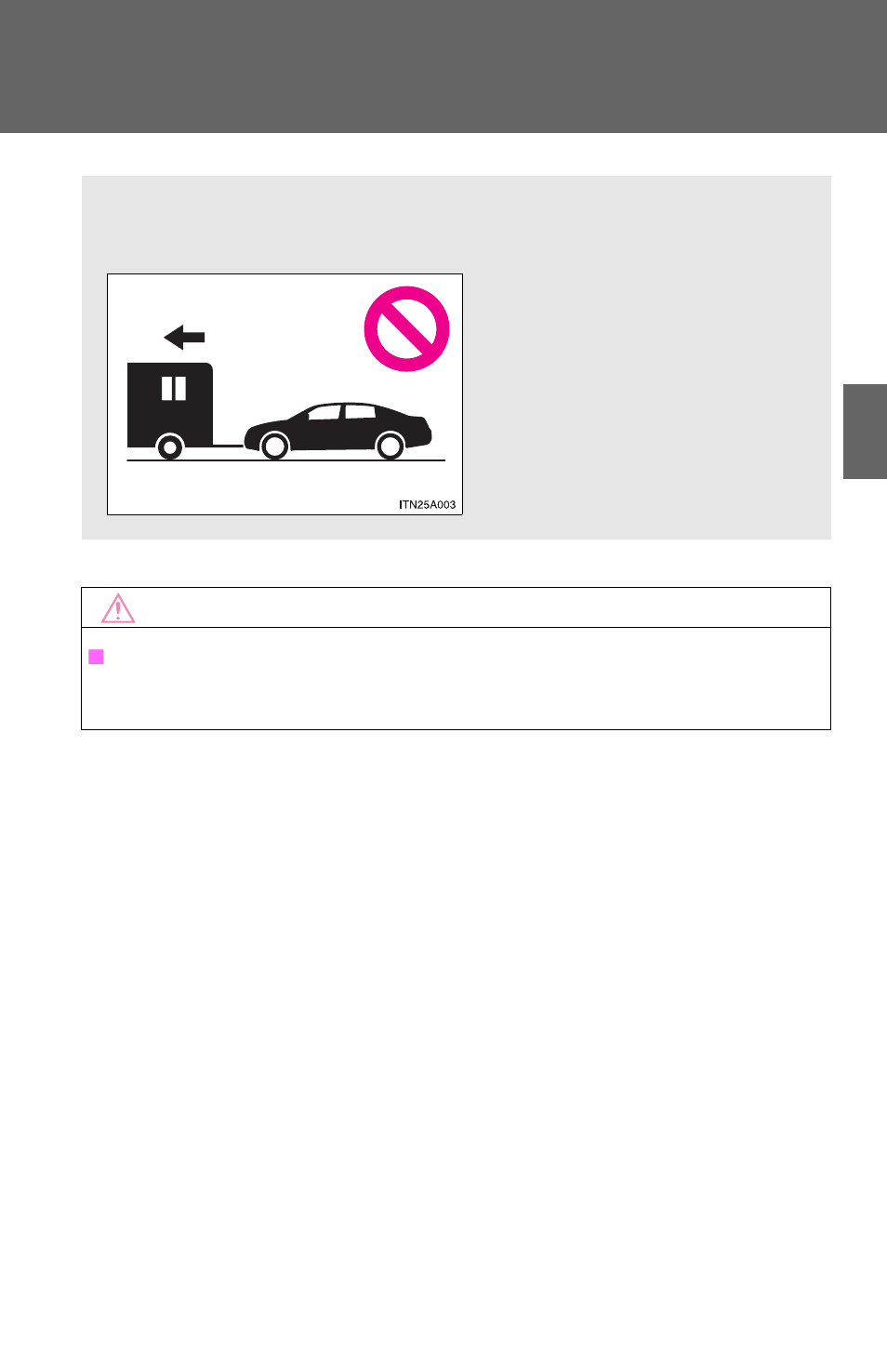 Dinghy towing | TOYOTA 2012 Avalon User Manual | Page 207 / 548