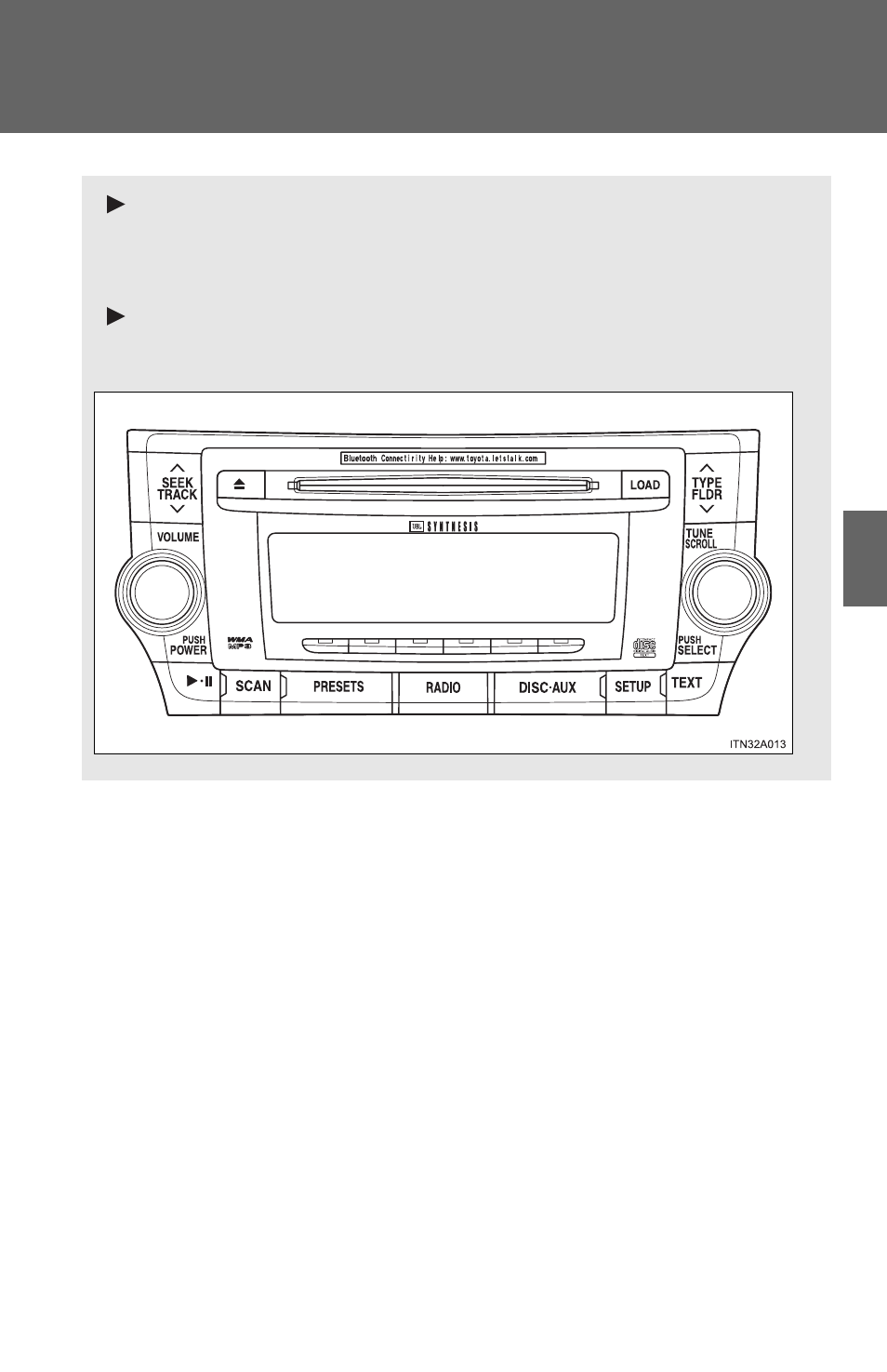 Sec_03_02, Audio system type | TOYOTA 2012 Avalon User Manual | Page 219 / 548