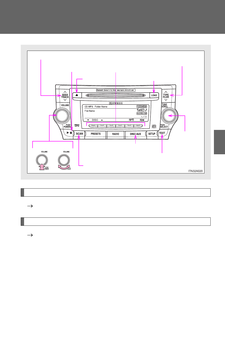 Playing back mp3 and wma discs | TOYOTA 2012 Avalon User Manual | Page 239 / 548