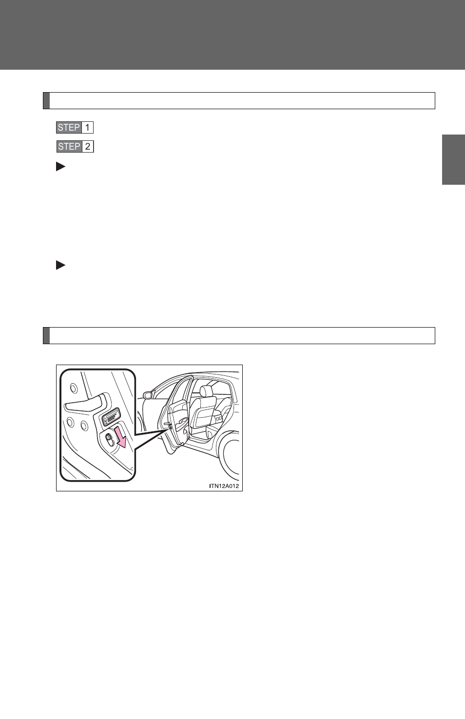 TOYOTA 2012 Avalon User Manual | Page 32 / 548