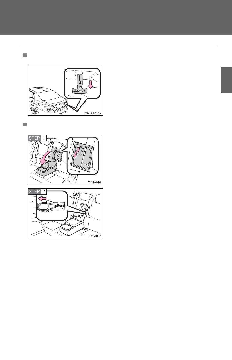 TOYOTA 2012 Avalon User Manual | Page 38 / 548