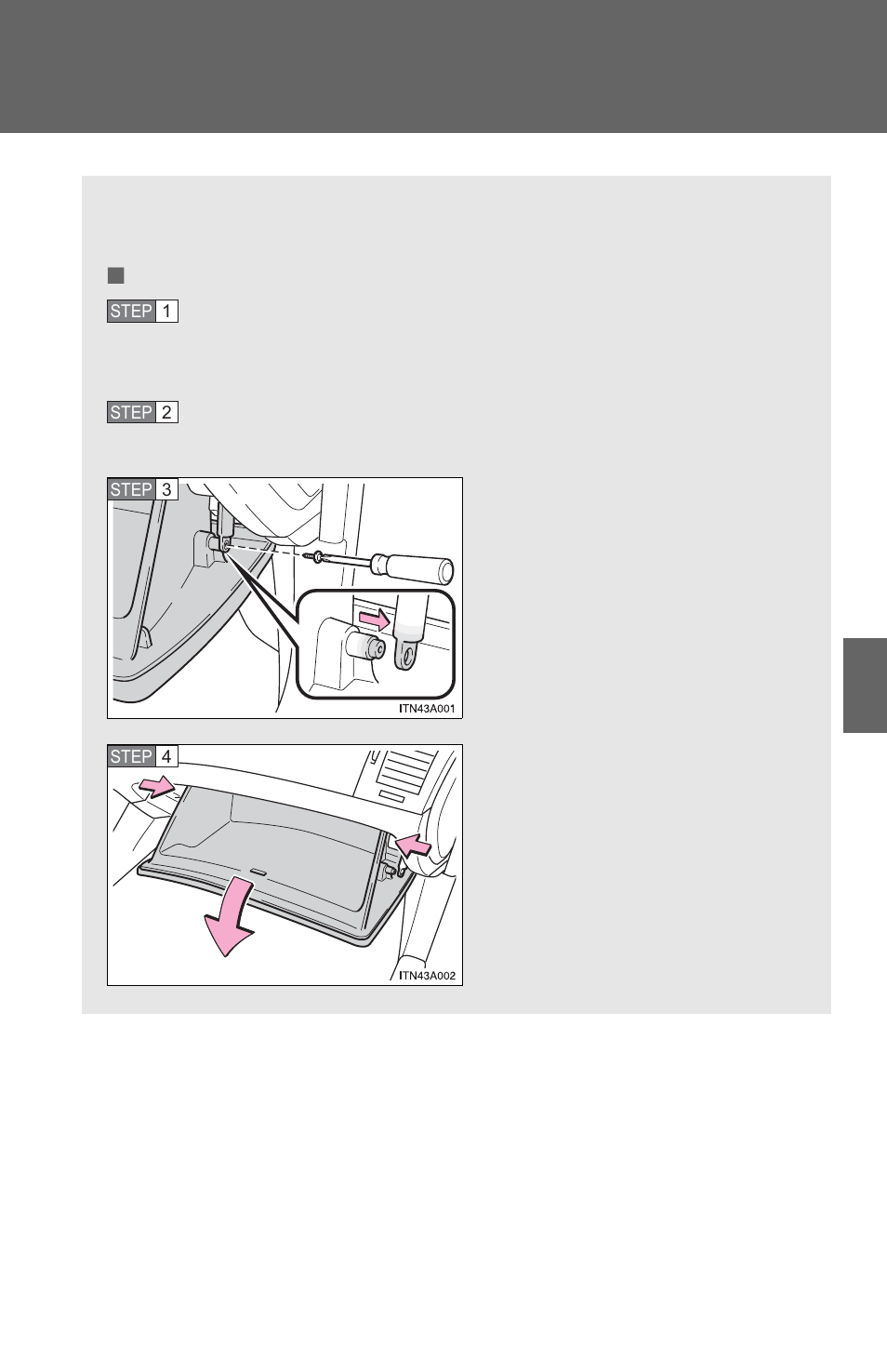 Air conditioning filter | TOYOTA 2012 Avalon User Manual | Page 416 / 548