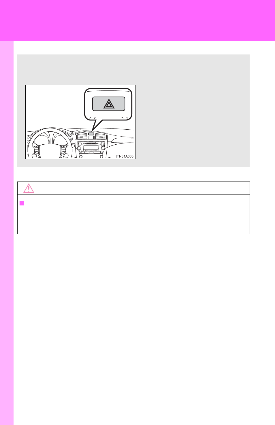 Sec_05_01, Emergency flashers | TOYOTA 2012 Avalon User Manual | Page 450 / 548