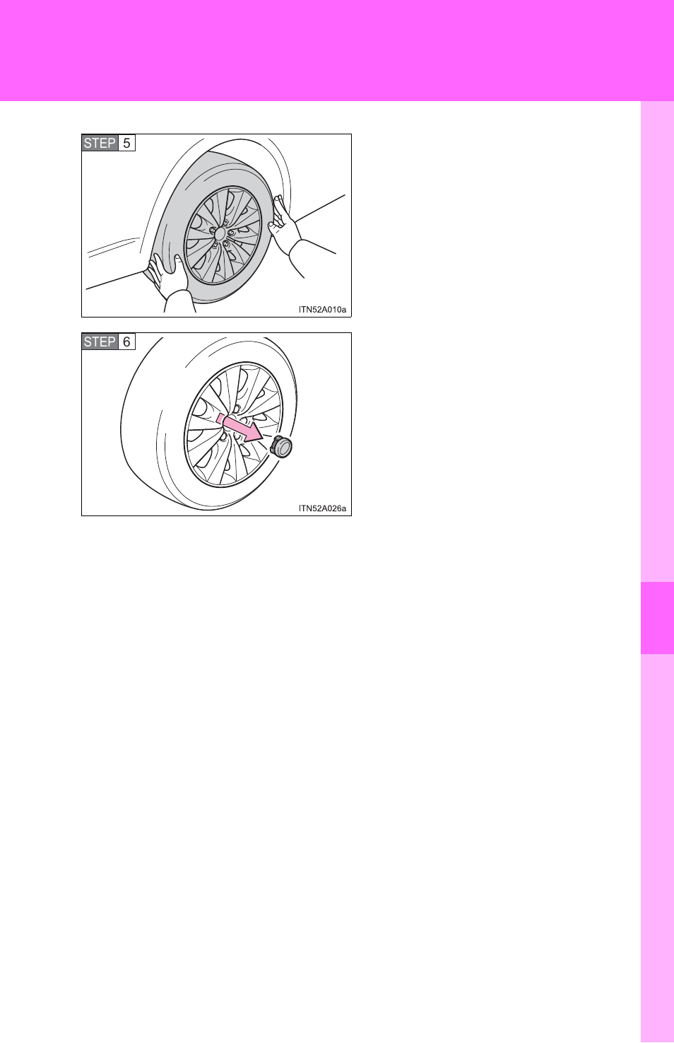 Remove all the wheel nuts and the tire | TOYOTA 2012 Avalon User Manual | Page 473 / 548