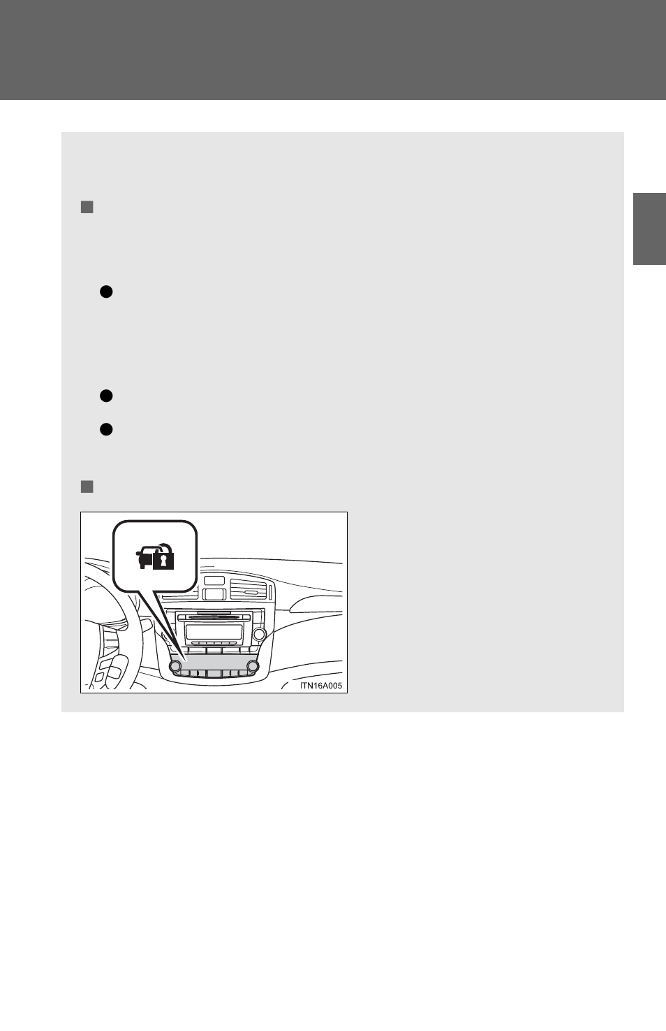 Alarm | TOYOTA 2012 Avalon User Manual | Page 82 / 548