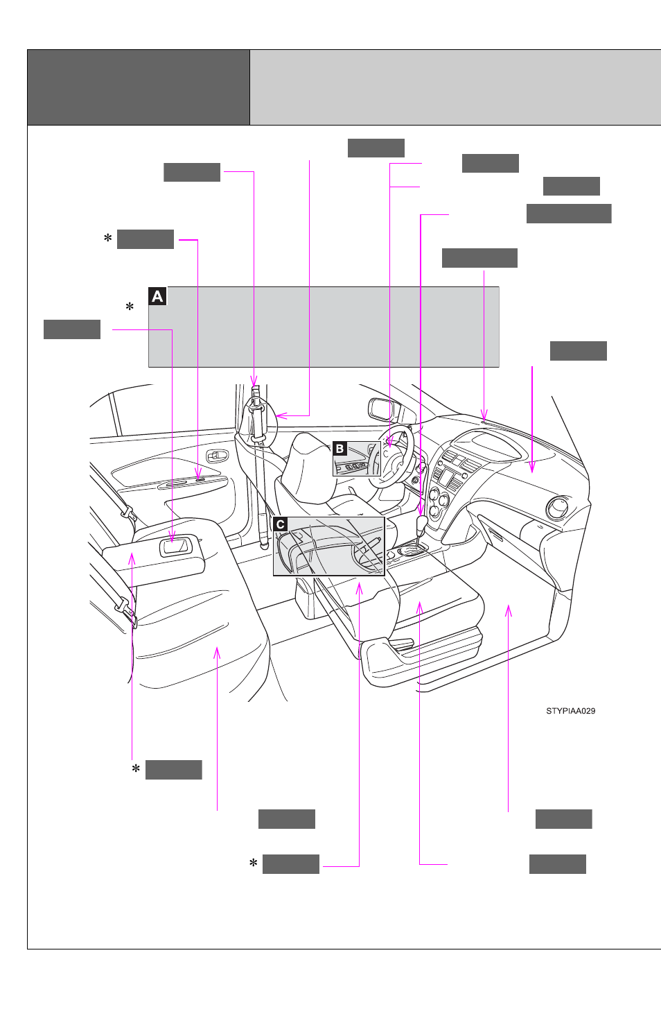 P. 122, P. 63, 65, P. 38 | Pictorial index, Interior, P. 57, P. 44, P. 116, 118, P. 71, P. 41 | TOYOTA 2011 Yaris Sedan User Manual | Page 10 / 406