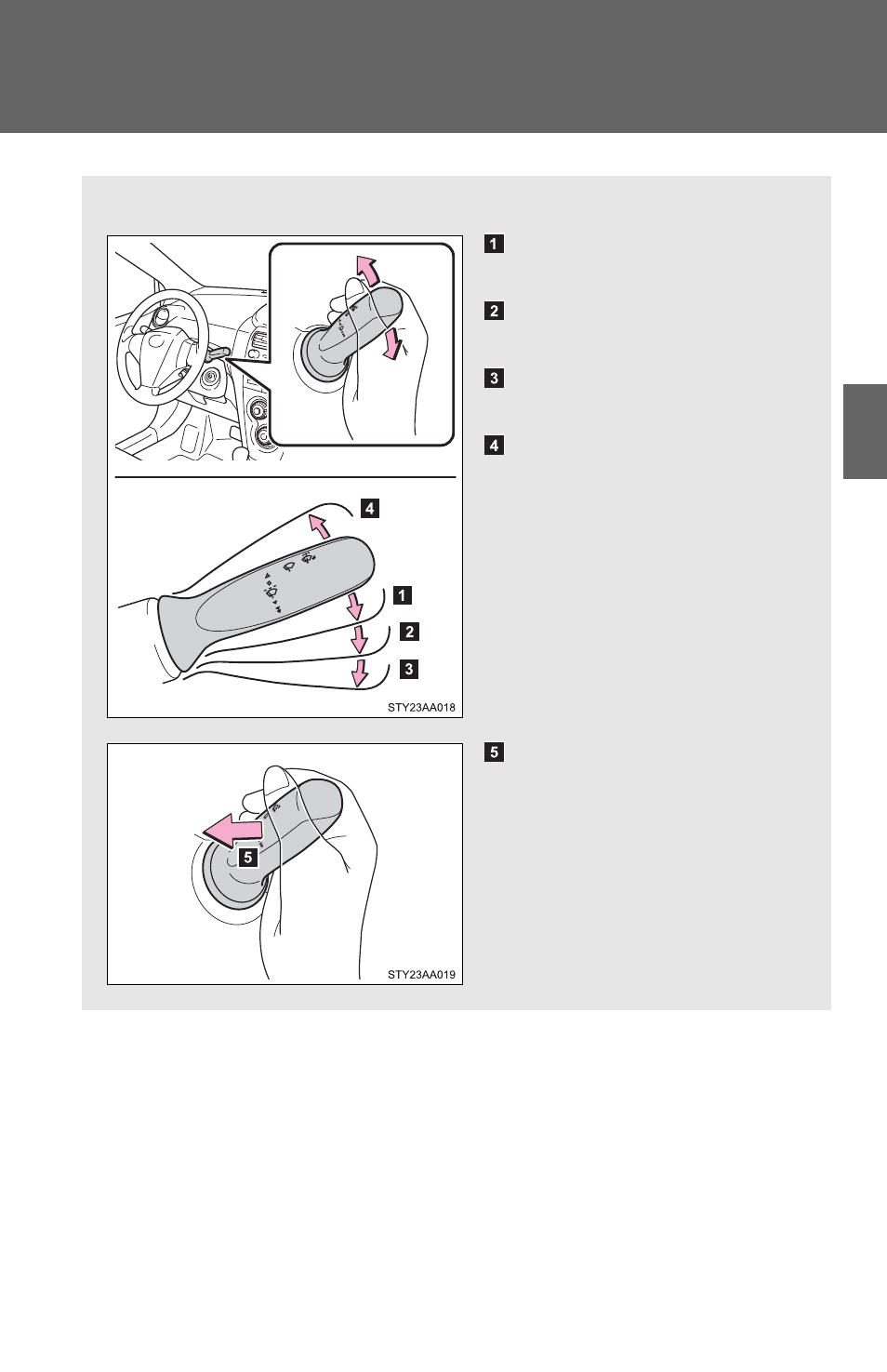 N intermittent wiper without interval adjuster, Windshield wipers and washer | TOYOTA 2011 Yaris Sedan User Manual | Page 148 / 406