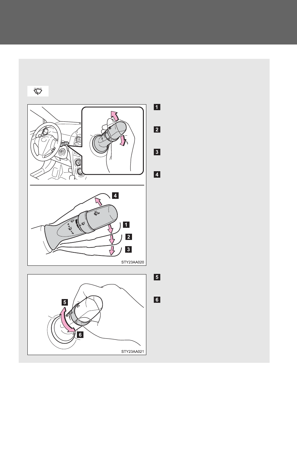 N intermittent wiper with interval adjuster | TOYOTA 2011 Yaris Sedan User Manual | Page 149 / 406