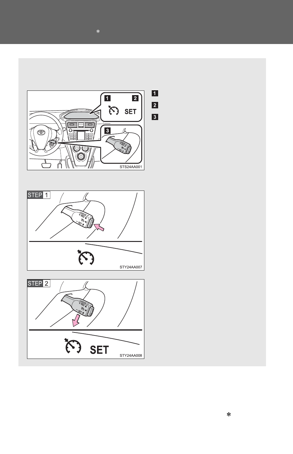 Sec_2-4, 4. using other driving systems, N set the vehicle speed | Cruise control | TOYOTA 2011 Yaris Sedan User Manual | Page 151 / 406