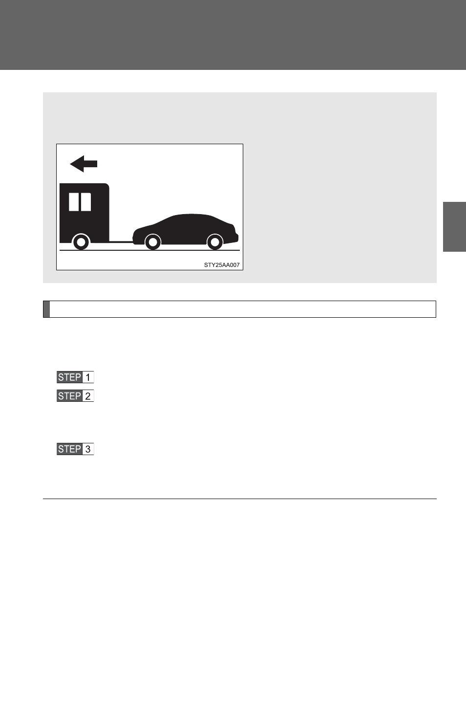 Shift the shift lever to n, Turn the engine switch to the acc position, Release the parking brake | N necessary equipment and accessories | TOYOTA 2011 Yaris Sedan User Manual | Page 176 / 406