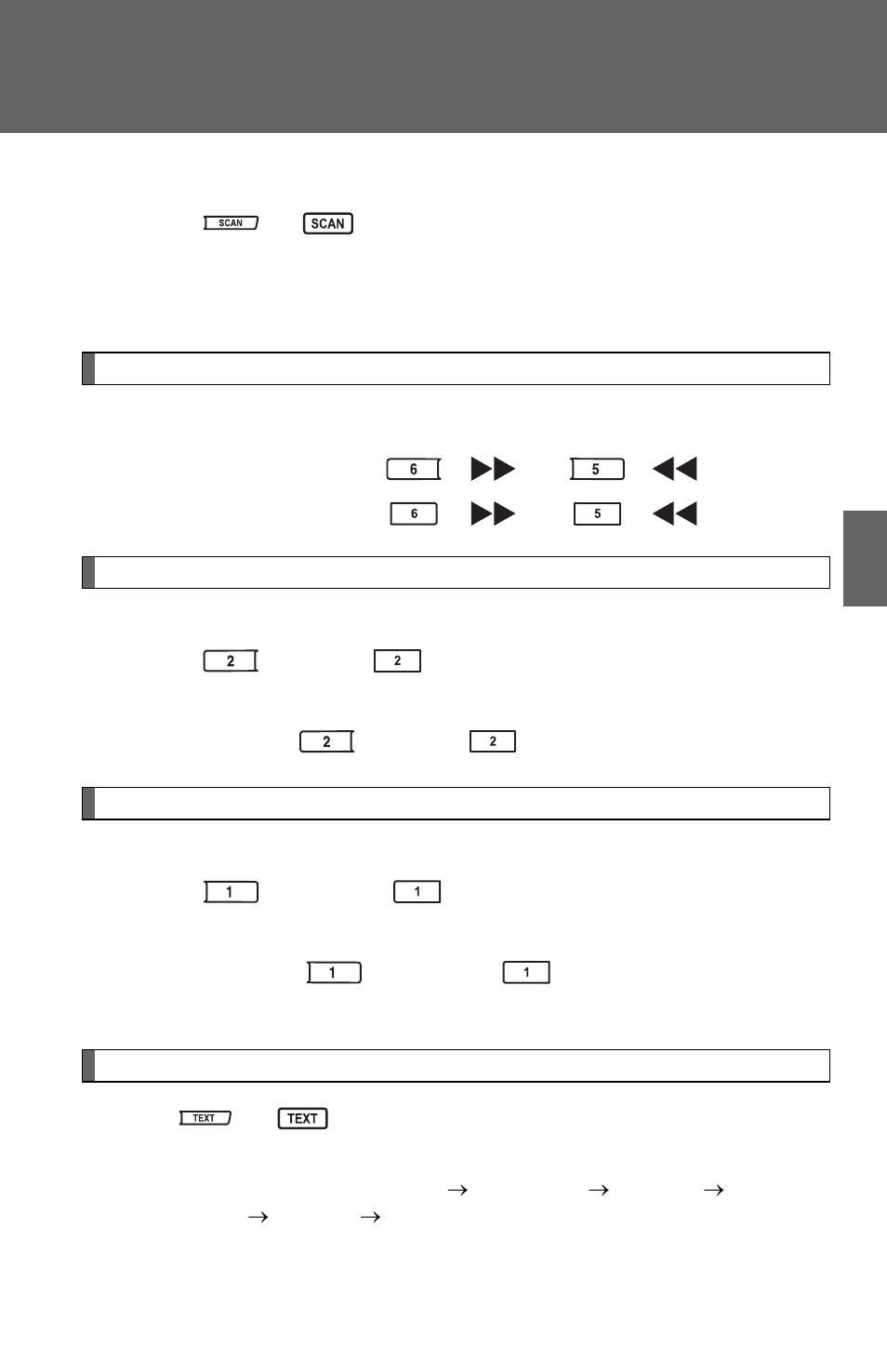 Press or, To fast-forward or reverse, Type a: press and hold () or () | Type b: press and hold () or (), N repeating a track, Press (rpt) or (rpt), N repeating all of the files in the folder, Press (rand) or (rand) | TOYOTA 2011 Yaris Sedan User Manual | Page 205 / 406