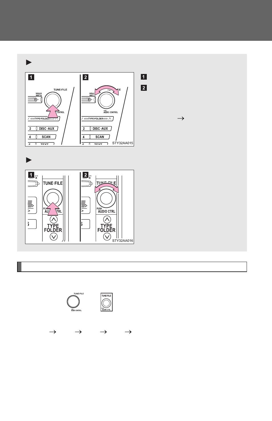 Type a, Type b, N changing sound quality modes | Bas æ tre æ fad æ bal æ asl, Type b only, Optimal use of the audio system | TOYOTA 2011 Yaris Sedan User Manual | Page 210 / 406